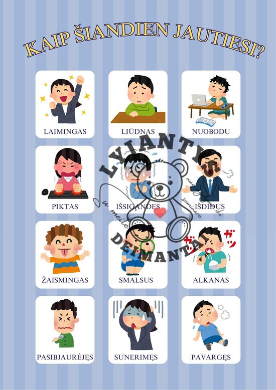 Ugdomasis tentas "Kaip šiandien jautiesi?"